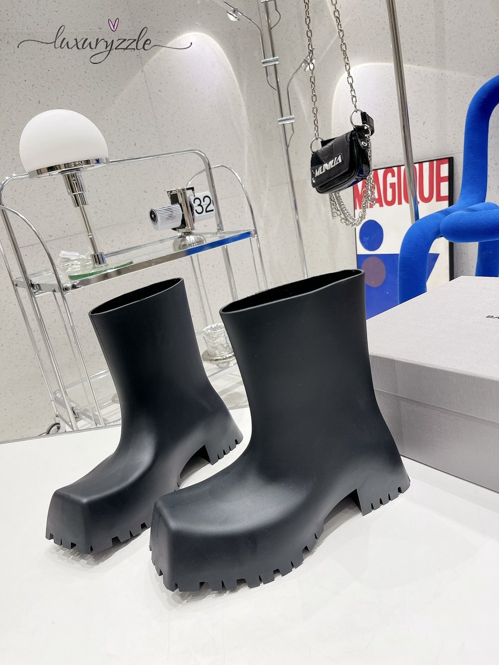 balenciaga TROOPER RUBBER boots 40-